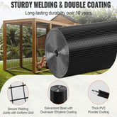 Hardware Cloth 24 x 100 ft 19 Gauge Galvanized Wire Mesh Roll Vinyl Coated Chicken Wire Fence for Chicken Coop Rabbit Snake Barrier and Poultry Enclosures
